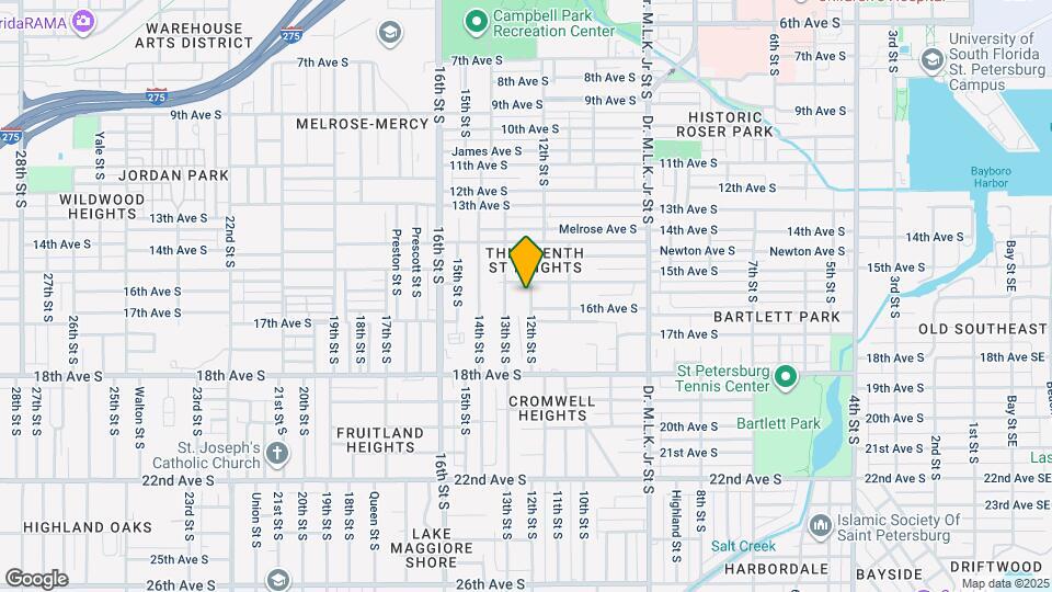 1529 12th St S Map and Location Details
