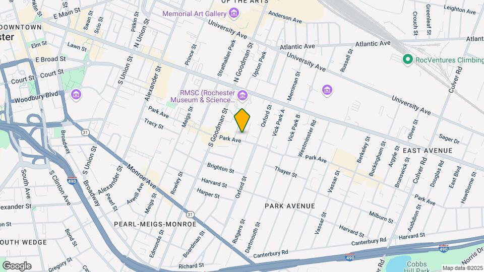 308 Park Ave, Unit #1 Map and Location Details