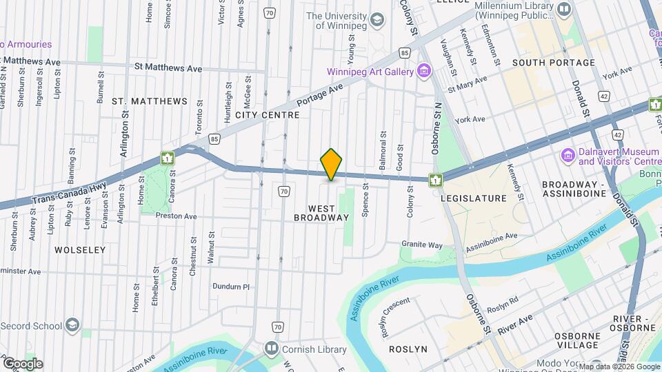 Tuxedo Apartments Map and Location Details