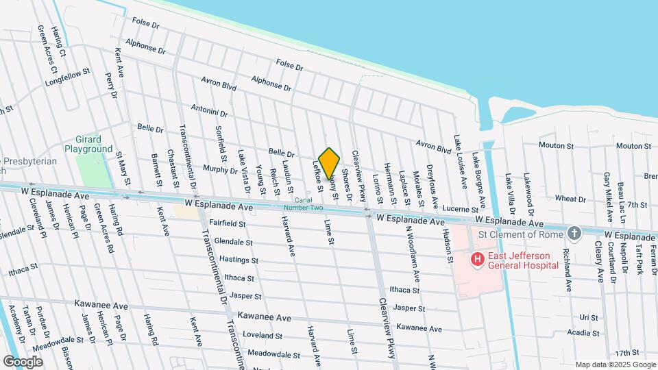 4500 Tabony St Map and Location Details