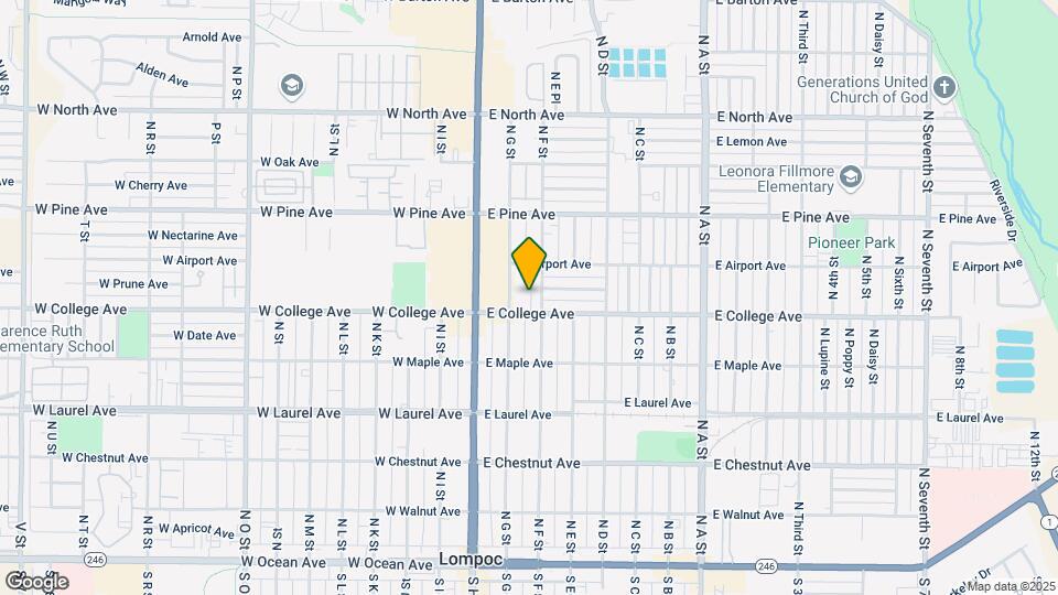 213 E College Ave Map and Location Details