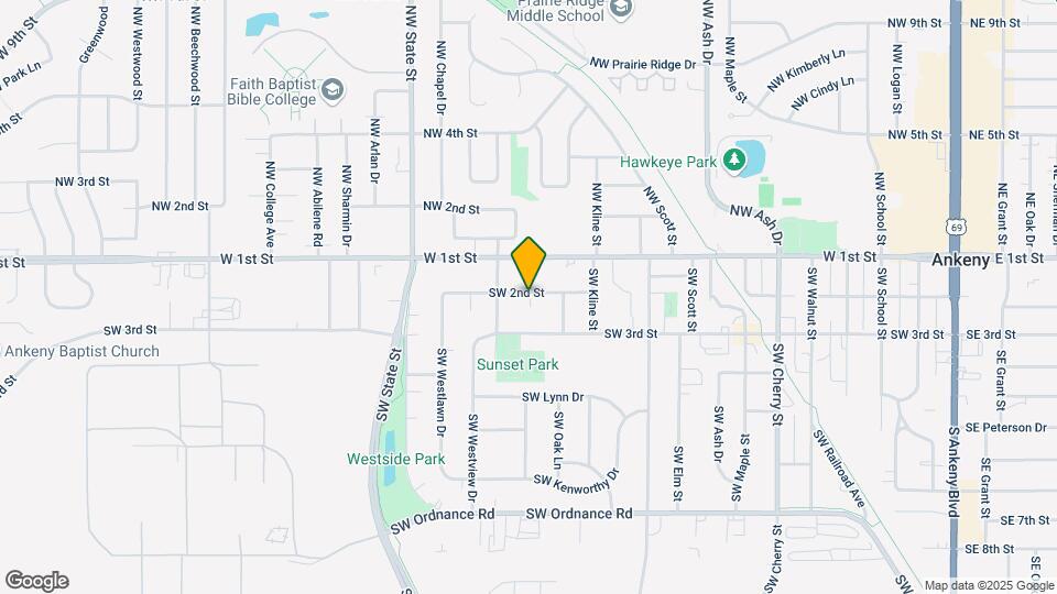 1206 SW Franklin Ct Map and Location Details