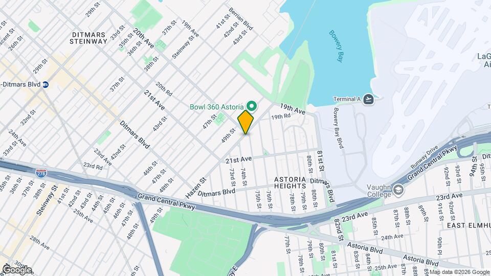 20-05 Hazen St Map and Location Details