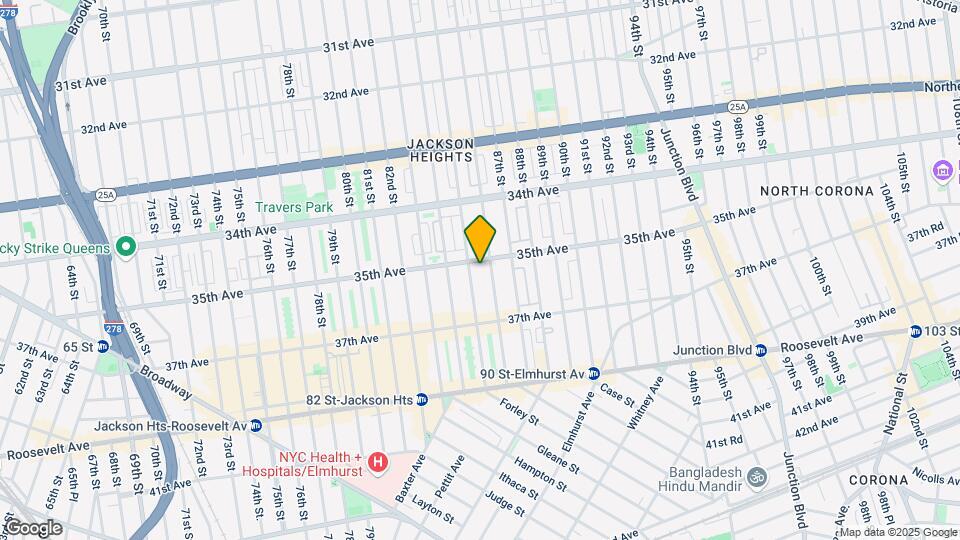 Roosevelt Terrace Mapa y Detalles de la Ubicación