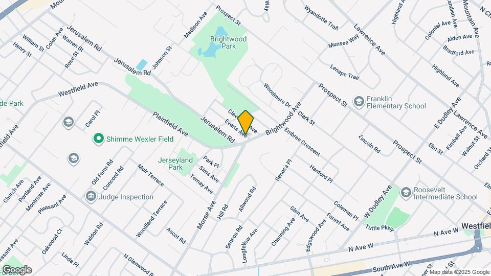 364 Brightwood Ave Map and Location Details
