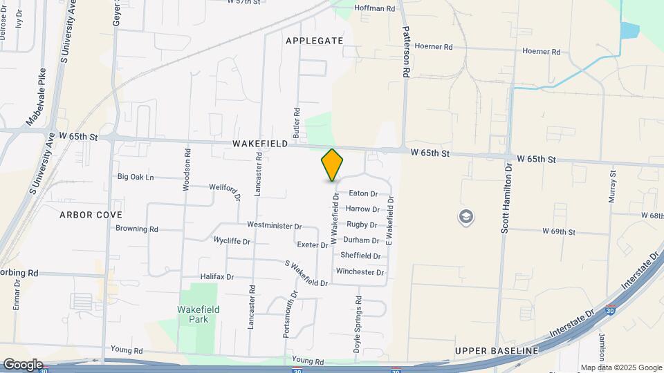 6706 W Wakefield Dr Map and Location Details