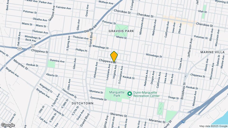 3306 Chippewa St Map and Location Details