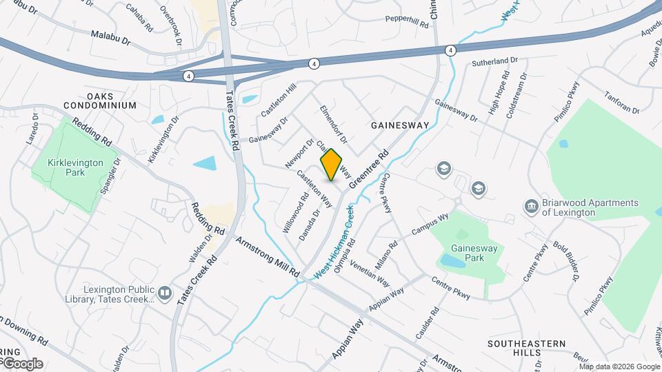 1036 Whitehall Pl Map and Location Details