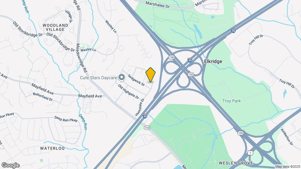 6605 Huntshire Dr Map and Location Details