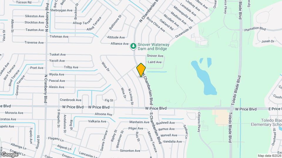 1330 McCrory St Mapa y Detalles de la Ubicación