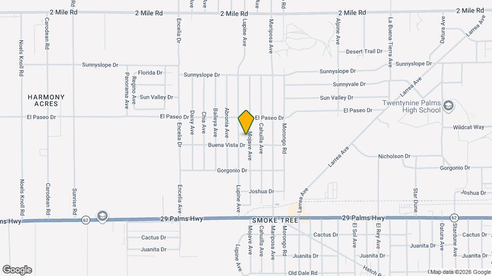 6182 Mojave Ave Map and Location Details