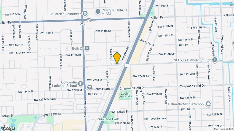 8282 SW 120th Ter Map and Location Details