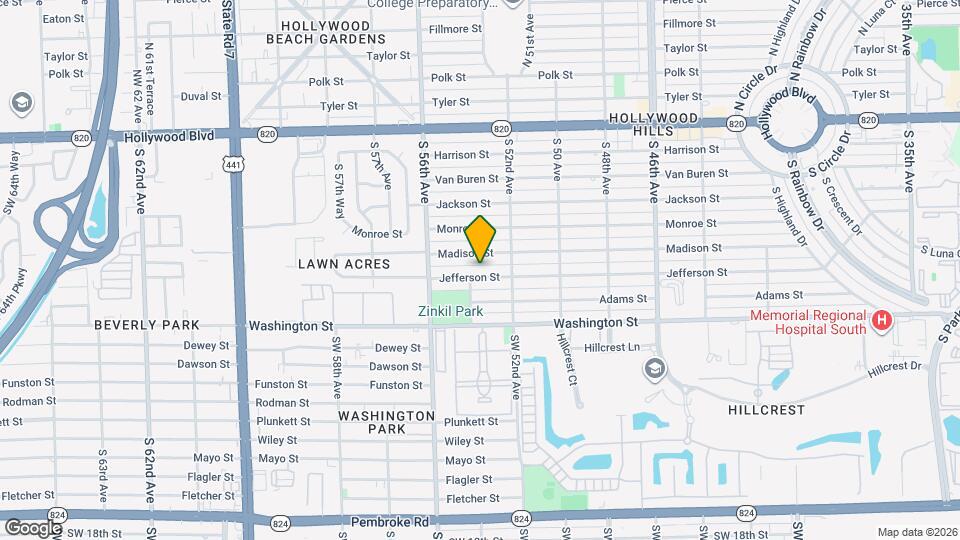 5309 Jefferson St Mapa y Detalles de la Ubicación