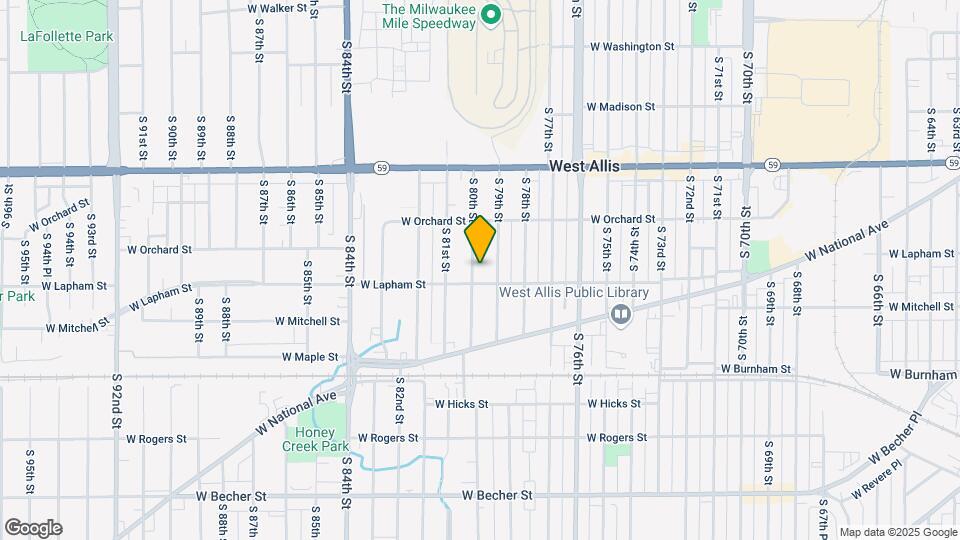 1570 S 80th St Map and Location Details