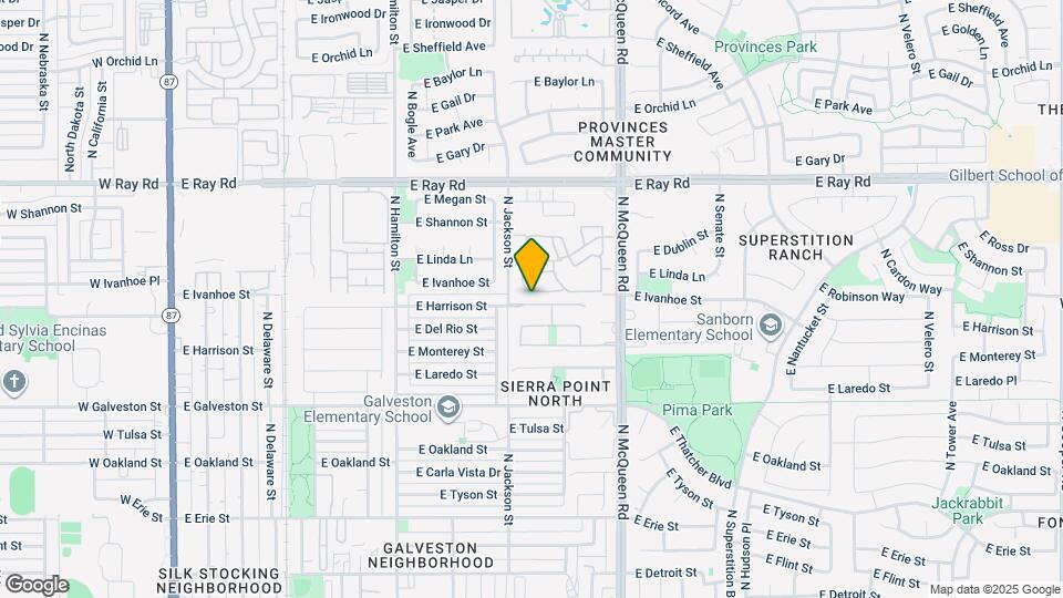 836 E Harrison St Map and Location Details