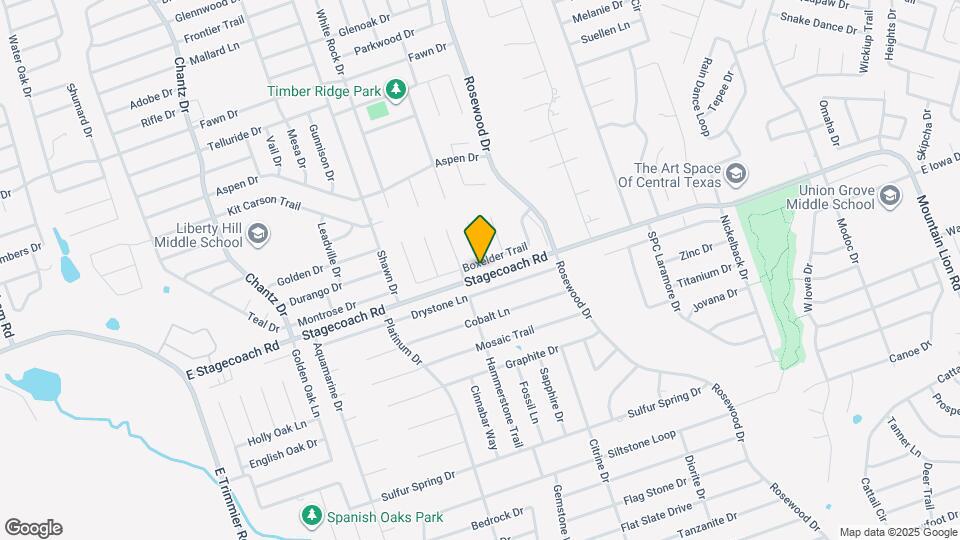 5904 Boxelder Trail Map and Location Details