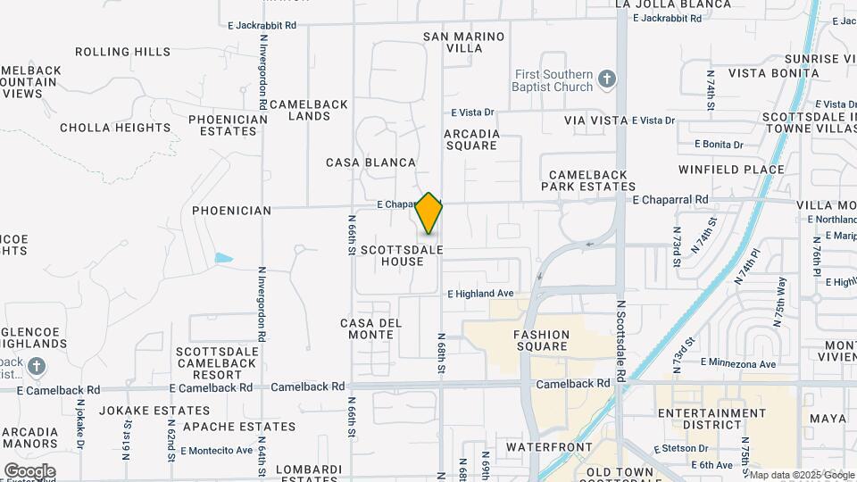 4620 N 68th St Map and Location Details