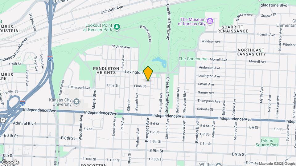 414 Prospect Ave Map and Location Details