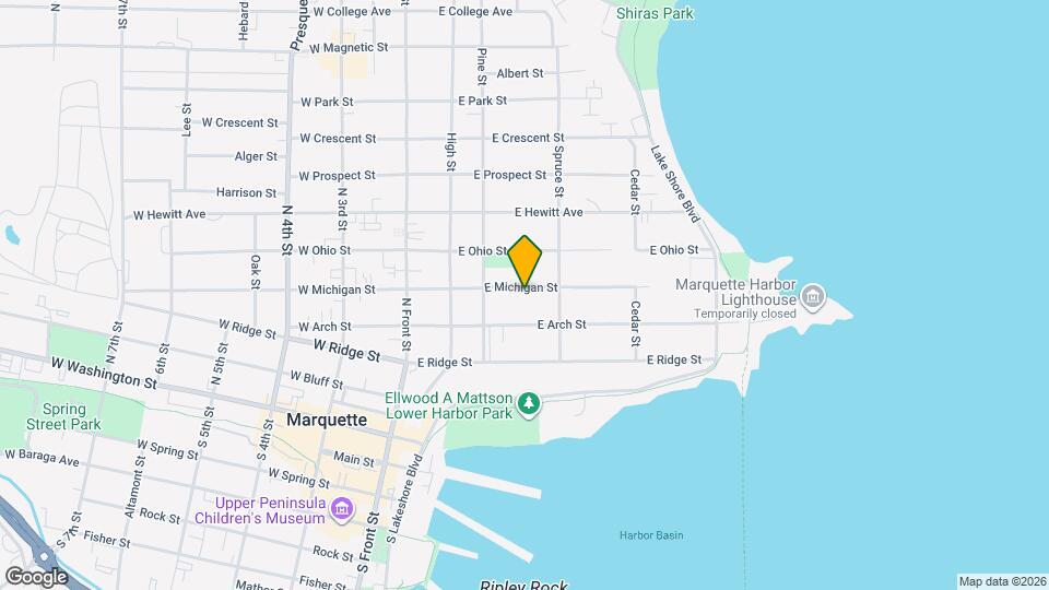 324 E Michigan St Map and Location Details