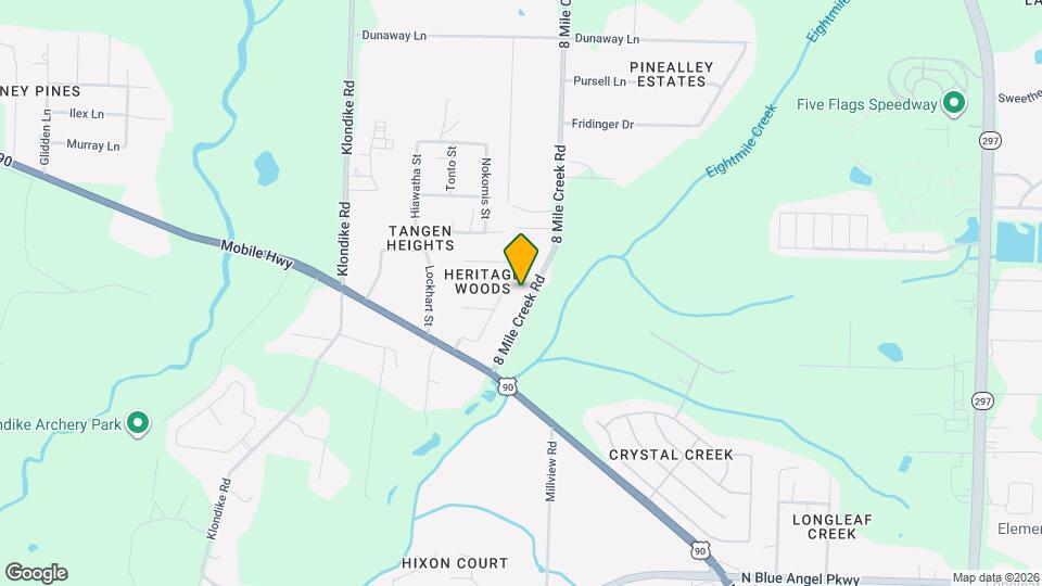 7145 8 Mile Creek Rd Map and Location Details