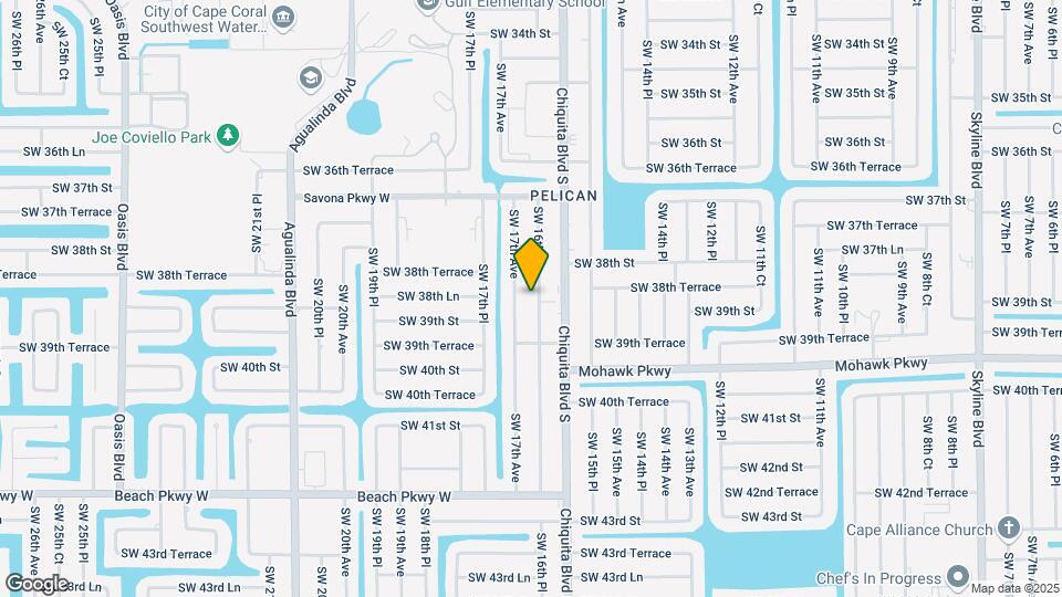 3820 SW 16th Pl Map and Location Details