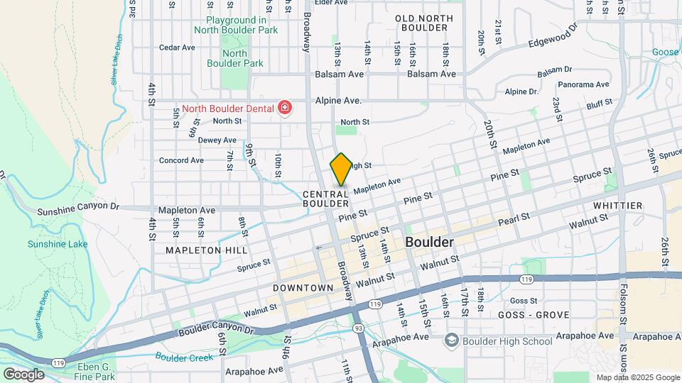 2305 13th St Map and Location Details