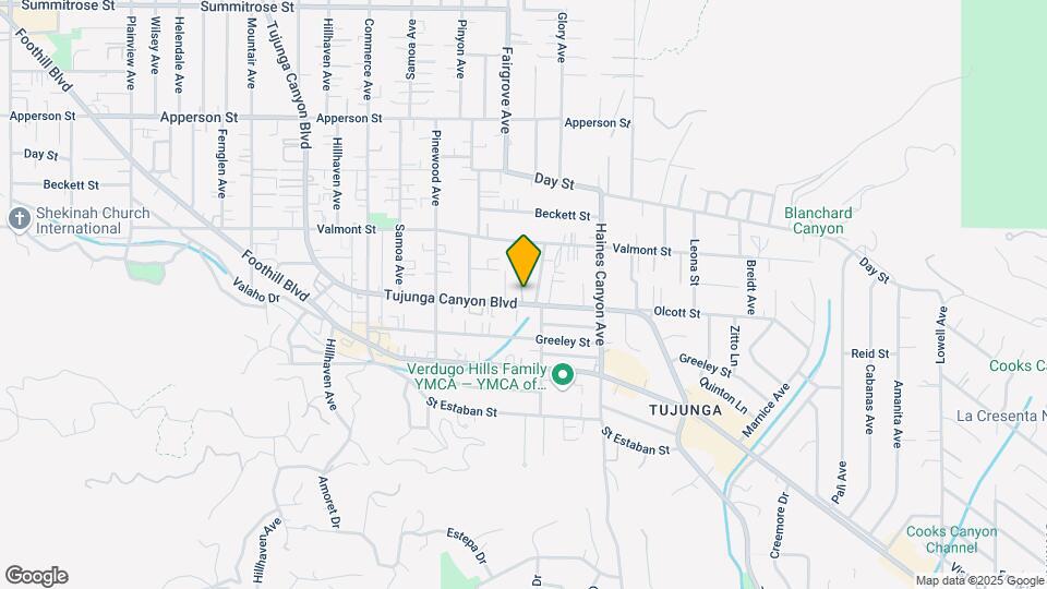 10038 - 10042 Tujunga Canyon Blvd Apartments Map and Location Details