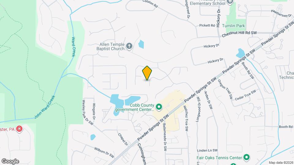 1052 Laurel Valley Dr SW Map and Location Details