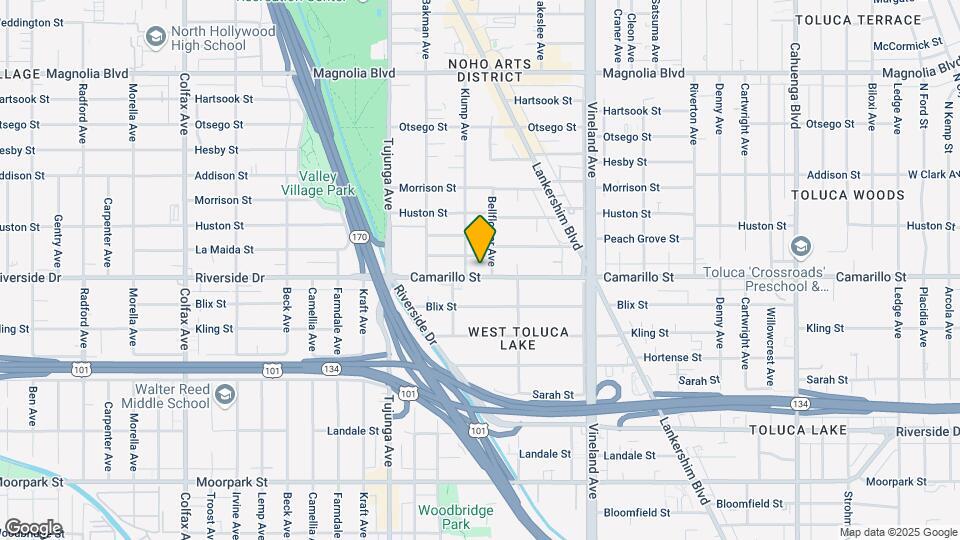 11215 Camarillo Street, Mapa y Detalles de la Ubicación