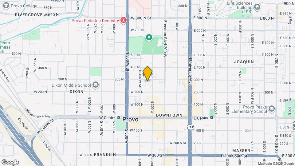 255 N 300 W Map and Location Details