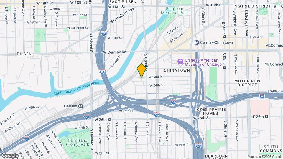 463 W 23rd Pl Map and Location Details