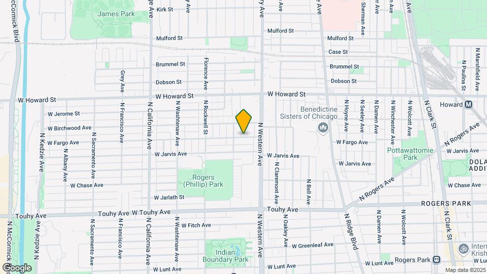 2435 W Fargo Ave, Unit 1 Map and Location Details