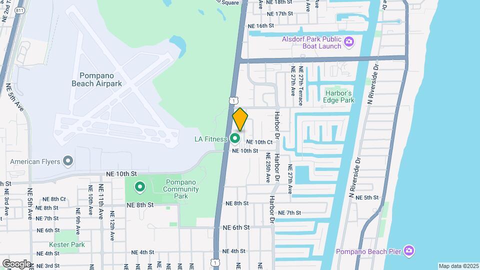 1061 NE 23rd Ter Mapa y Detalles de la Ubicación