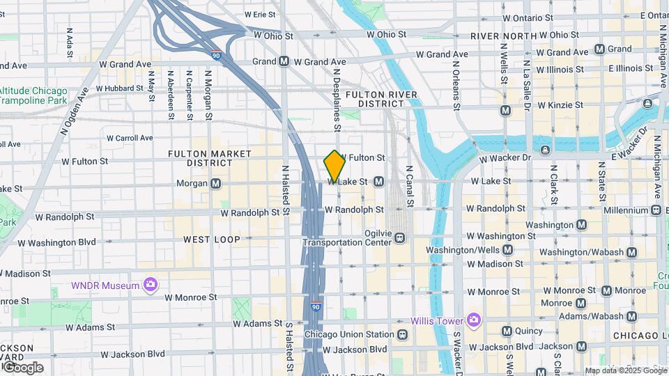 641 W Lake St Map and Location Details