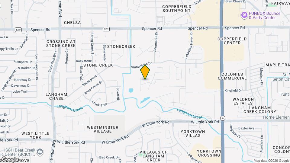16318 Brookside Willow Ln Map and Location Details