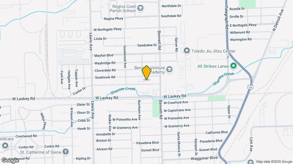 552 Custer Dr Map and Location Details