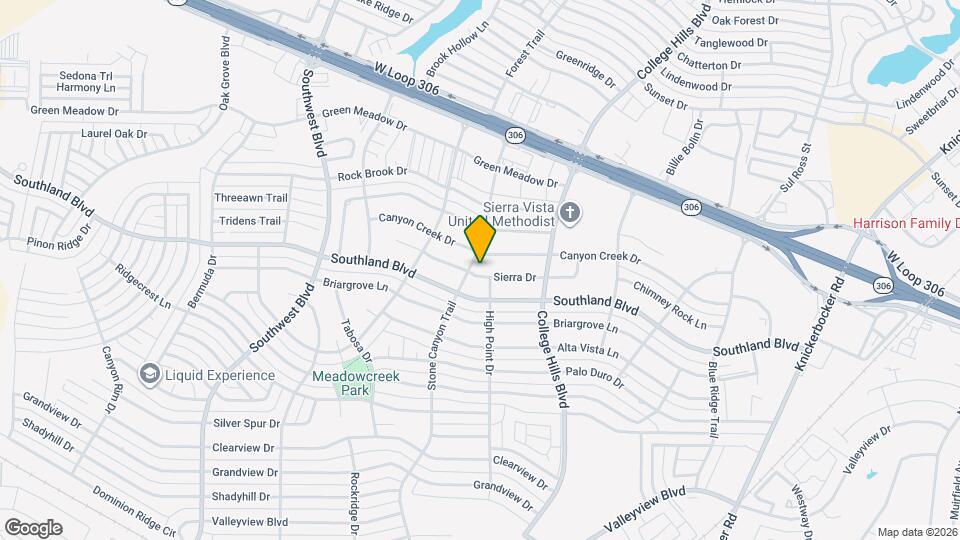 3106 Sierra Dr Map and Location Details