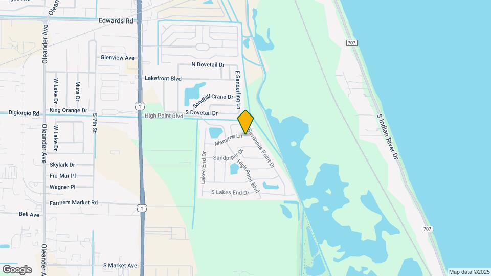 215 Manatee Ln Map and Location Details