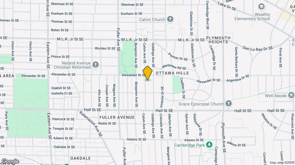 1022 Calvin Ave SE Map and Location Details