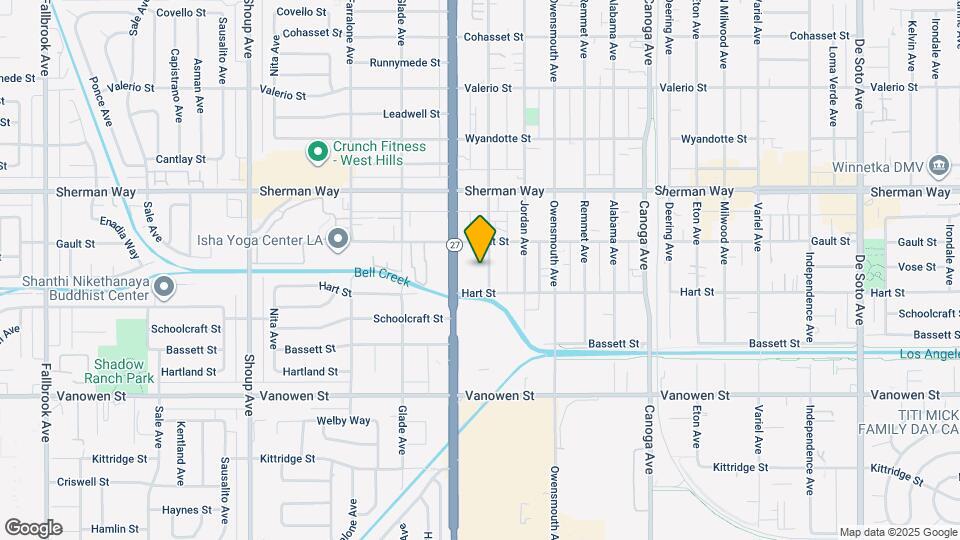 7025 Vassar Ave Map and Location Details