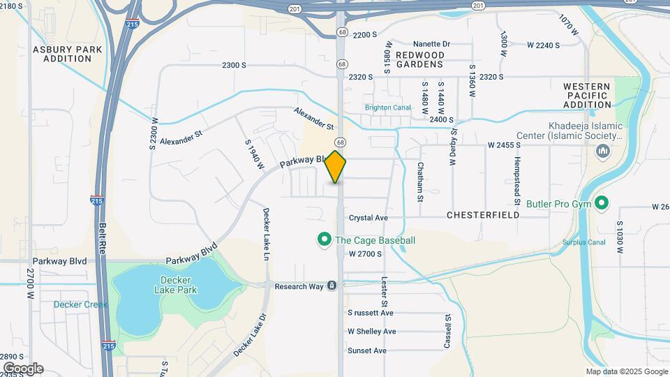 2546 S Redwood Rd Map and Location Details