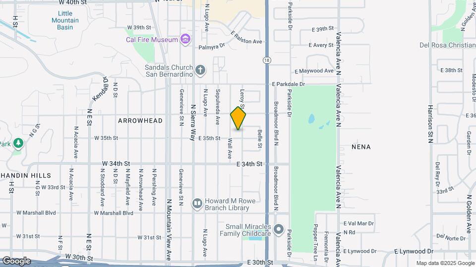 3514 Leroy St Map and Location Details