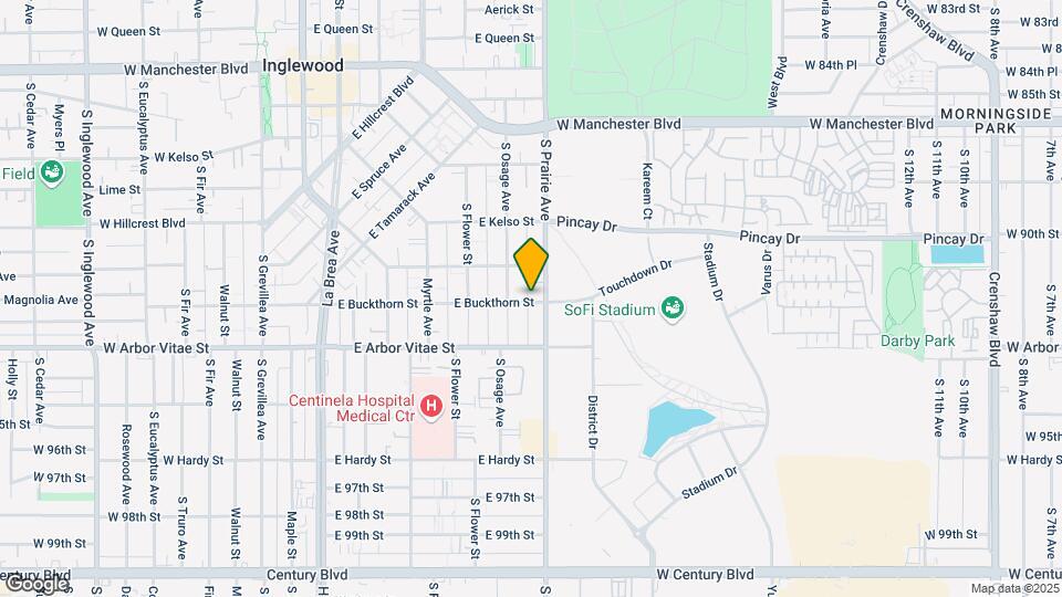 617 E Buckthorn St Mapa y Detalles de la Ubicación