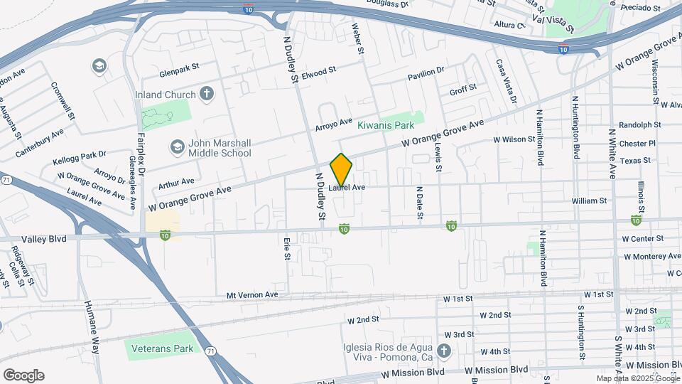 1550 Laurel Ave Map and Location Details