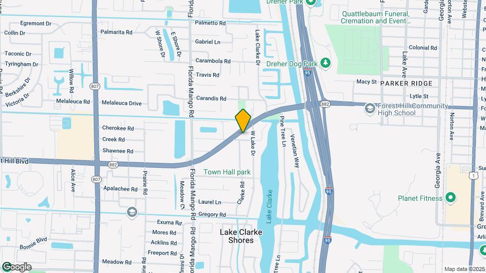 1550 Forest Hill Blvd Mapa y Detalles de la Ubicación