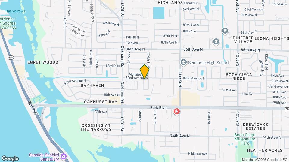 8195 Coachlight Cir Map and Location Details