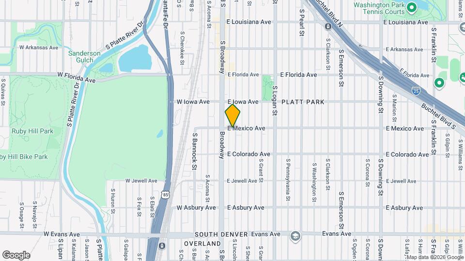 1701 S Lincoln St Map and Location Details