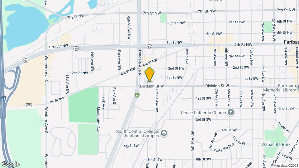 1402 Division St W Map and Location Details