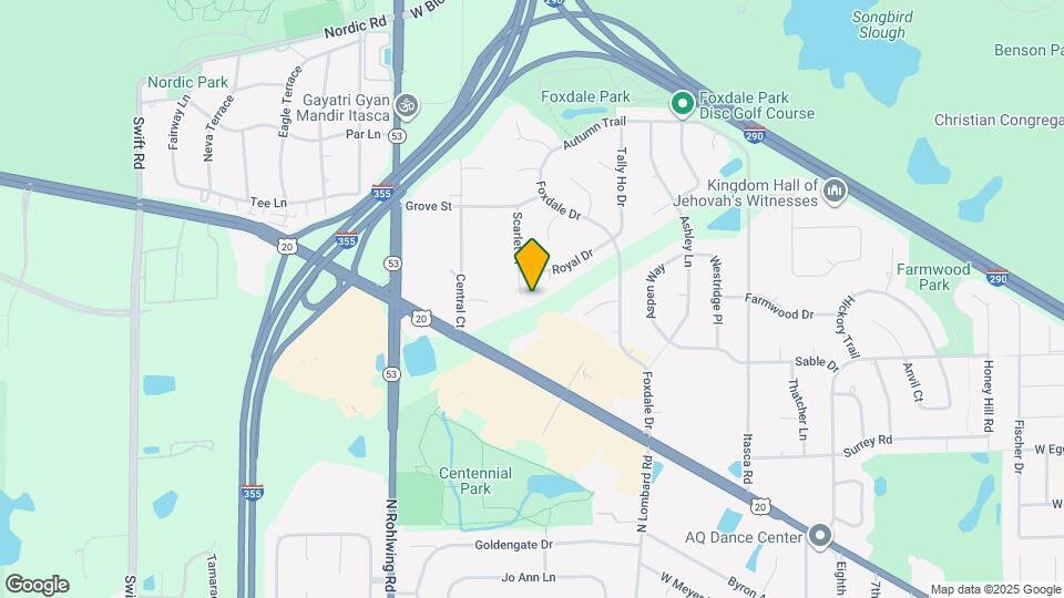 1205 N Scarlet Ct Map and Location Details