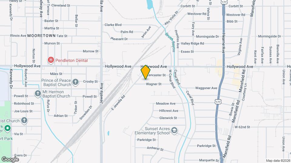 3266 Wagner St Map and Location Details